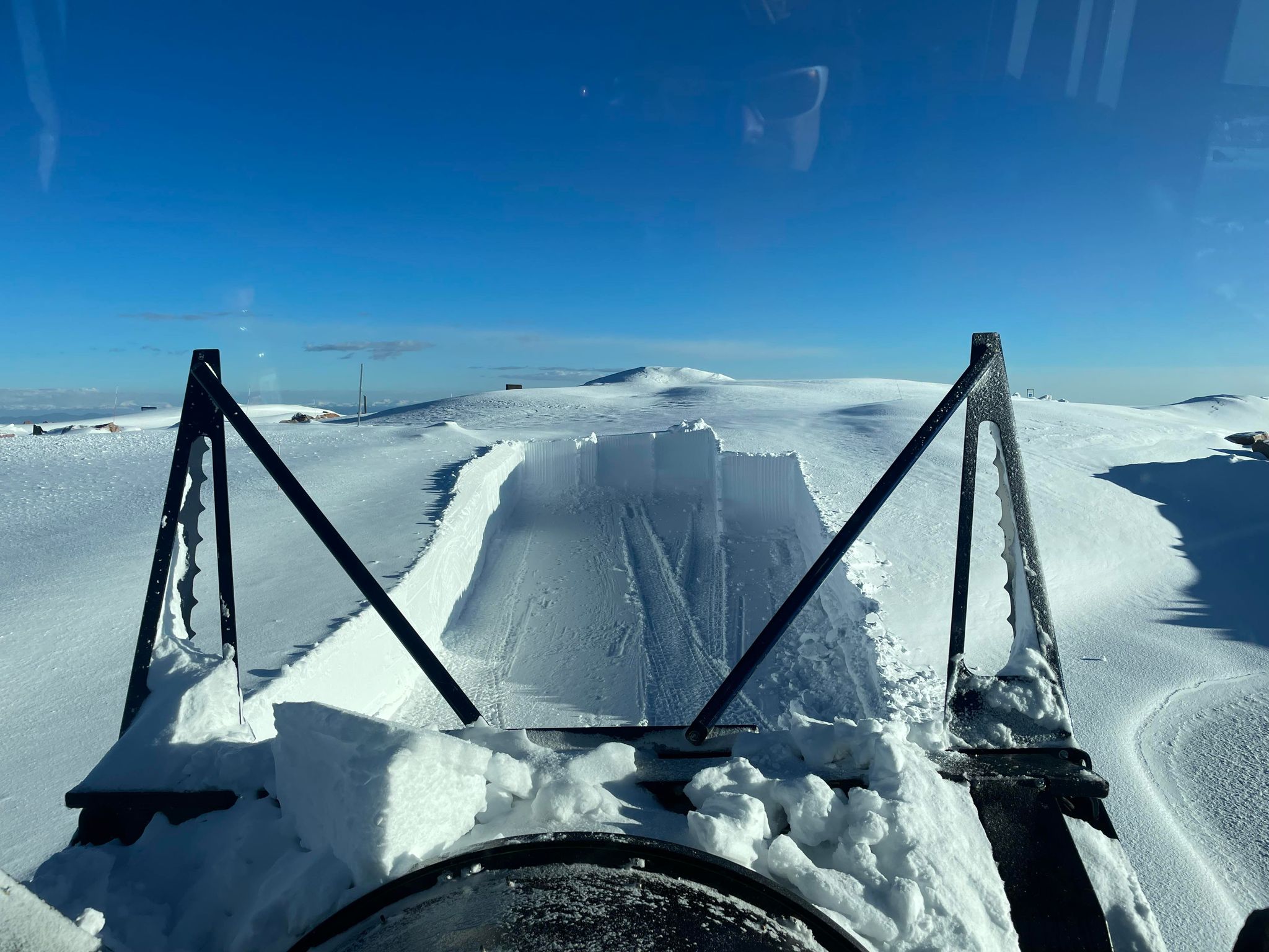 Photos: Deep Summit Snow on 14,115' Pikes Peak - Meteorologist Chris Tomer